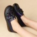 Genuine Leather Soft Soled Comfy Flower Flats Loafer Genuine Leather Soft Soled Comfy Flower Flats Loafer