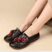 Genuine Leather Soft Soled Comfy Flower Flats Loafer Genuine Leather Soft Soled Comfy Flower Flats Loafer