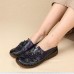 Genuine Leather Soft Soled Comfy Flower Flats Loafer Genuine Leather Soft Soled Comfy Flower Flats Loafer