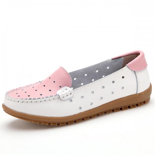 Hollow Out Soft Sole Casual Slip On Flat Loafers For Women Hollow Out Soft Sole Casual Slip On Flat Loafers For Women