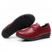 Large Size Pure Color Soft Leather Lace Up Round Toe Flat Loafer Shoes Large Size Pure Color Soft Leather Lace Up Round Toe Flat Loafer Shoes