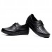 Large Size Pure Color Soft Leather Lace Up Round Toe Flat Loafer Shoes Large Size Pure Color Soft Leather Lace Up Round Toe Flat Loafer Shoes