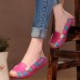 Big Size Women Flower Floral Leather Loafers Moccasins Flats Soft Ballet Shoes Round Toe Flats Big Size Women Flower Floral Leather Loafers Moccasins Flats Soft Ballet Shoes Round Toe Flats