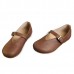 Women Flat Leather Shoes Round Toe Casual Outdoor Soft Loafers Women Flat Leather Shoes Round Toe Casual Outdoor Soft Loafers