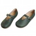 Women Flat Leather Shoes Round Toe Casual Outdoor Soft Loafers Women Flat Leather Shoes Round Toe Casual Outdoor Soft Loafers