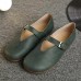 Women Flat Leather Shoes Round Toe Casual Outdoor Soft Loafers Women Flat Leather Shoes Round Toe Casual Outdoor Soft Loafers