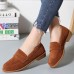 Comfy Soft Sole Suede Leather Flat Loafers Comfy Soft Sole Suede Leather Flat Loafers