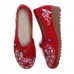 Vintage Old Peking Women Shoes Flower Embroidery Comfortable Soft Flats Vintage Old Peking Women Shoes Flower Embroidery Comfortable Soft Flats