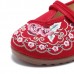 Vintage Old Peking Women Shoes Flower Embroidery Comfortable Soft Flats Vintage Old Peking Women Shoes Flower Embroidery Comfortable Soft Flats