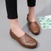 Women Casual Round Toe Soft Sole Slip On Flat Loafers Women Casual Round Toe Soft Sole Slip On Flat Loafers