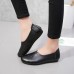 Women Casual Round Toe Soft Sole Slip On Flat Loafers Women Casual Round Toe Soft Sole Slip On Flat Loafers