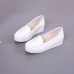 Women Shoes Wedges Pure Color Casual Loafers Women Shoes Wedges Pure Color Casual Loafers