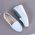 Women Shoes Wedges Pure Color Casual Loafers Women Shoes Wedges Pure Color Casual Loafers