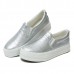 Women Chic Casual Pure Color Loafers Summer Outdoor Slip-on Flat Shoes Women Chic Casual Pure Color Loafers Summer Outdoor Slip-on Flat Shoes