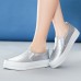 Women Chic Casual Pure Color Loafers Summer Outdoor Slip-on Flat Shoes Women Chic Casual Pure Color Loafers Summer Outdoor Slip-on Flat Shoes