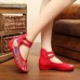 Flower Cloth Embroidered Shoes Vintage Folk Style Flower Flats Flower Cloth Embroidered Shoes Vintage Folk Style Flower Flats
