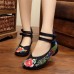 Flower Cloth Embroidered Shoes Vintage Folk Style Flower Flats Flower Cloth Embroidered Shoes Vintage Folk Style Flower Flats
