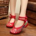 Flower Cloth Embroidered Shoes Vintage Folk Style Flower Flats Flower Cloth Embroidered Shoes Vintage Folk Style Flower Flats
