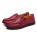 Women Casual Leather Shoes Soft Outdoor Slip On Flat Loafers Shoes Women Casual Leather Shoes Soft Outdoor Slip On Flat Loafers Shoes