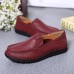Women Casual Leather Shoes Soft Outdoor Slip On Flat Loafers Shoes Women Casual Leather Shoes Soft Outdoor Slip On Flat Loafers Shoes