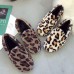 Leopard Grain Fluffy Lining Warm Casual Flat Loafers Leopard Grain Fluffy Lining Warm Casual Flat Loafers