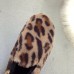 Leopard Grain Fluffy Lining Warm Casual Flat Loafers Leopard Grain Fluffy Lining Warm Casual Flat Loafers