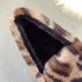 Leopard Grain Fluffy Lining Warm Casual Flat Loafers Leopard Grain Fluffy Lining Warm Casual Flat Loafers