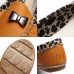 Women Fashion Leopard Casual Loafer Slipper Soft Leather Single Shoes Women Fashion Leopard Casual Loafer Slipper Soft Leather Single Shoes