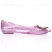 Womens Heart Open Toe Flats Jelly Shoes Beach Sandals Womens Heart Open Toe Flats Jelly Shoes Beach Sandals
