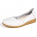 SOCOFY Pure Color Comfortable Soft Slip on Flats Shoes SOCOFY Pure Color Comfortable Soft Slip on Flats Shoes