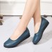 SOCOFY Pure Color Comfortable Soft Slip on Flats Shoes SOCOFY Pure Color Comfortable Soft Slip on Flats Shoes