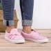 Large Size Casual Solid Color Bow Flats Loafers Large Size Casual Solid Color Bow Flats Loafers