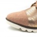 Comfy Lace Up Sequin Flats Shoes