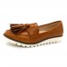 Women Tassel Casual Soft Slip On Loafers Women Tassel Casual Soft Slip On Loafers