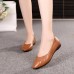 Women Soft Sole Comfortable Leather Flats Loafers Women Soft Sole Comfortable Leather Flats Loafers