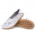 SOCOFY Big Size Women Casual Lace Up Loafers Breathable Floral Hollow Out Comfy Shoes SOCOFY Big Size Women Casual Lace Up Loafers Breathable Floral Hollow Out Comfy Shoes