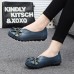 US Size 5-13 Women Flower Flat Shoes Casual Outdoor Leather Slip On Round Toe Loafers US Size 5-13 Women Flower Flat Shoes Casual Outdoor Leather Slip On Round Toe Loafers