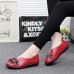 US Size 5-13 Women Flower Flat Shoes Casual Outdoor Leather Slip On Round Toe Loafers US Size 5-13 Women Flower Flat Shoes Casual Outdoor Leather Slip On Round Toe Loafers