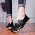 Large Size Women Pure Color Hollow Out Flats Loafers Large Size Women Pure Color Hollow Out Flats Loafers