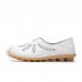 Large Size Women Pure Color Hollow Out Flats Loafers Large Size Women Pure Color Hollow Out Flats Loafers