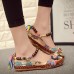 SOCOFY Size 5-11 Women Casual Flats Beading Round Toe Colorful Comfortable Flats Loafers Shoes SOCOFY Size 5-11 Women Casual Flats Beading Round Toe Colorful Comfortable Flats Loafers Shoes
