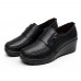 Casual Wedges Pure Color Slip On Loafers Casual Wedges Pure Color Slip On Loafers