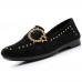 Casual Slip On Suede Rhinestone Flats For Women Casual Slip On Suede Rhinestone Flats For Women