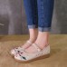 Women Casual Embroidery Lace Up Flower Flat Loafers Women Casual Embroidery Lace Up Flower Flat Loafers