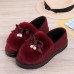 Women Casual Keep Warm Fluffy Butterfly Knot Flat Loafers Women Casual Keep Warm Fluffy Butterfly Knot Flat Loafers