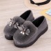 Women Casual Keep Warm Fluffy Butterfly Knot Flat Loafers Women Casual Keep Warm Fluffy Butterfly Knot Flat Loafers