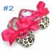 Baby Girls Cotton Crib Shoes Soft Sole Printed Damask Bow 0-18M Baby Girls Cotton Crib Shoes Soft Sole Printed Damask Bow 0-18M