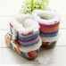 Baby Girls Toddler Velvet  Rainbow Soft Sole Boots Shoes Baby Girls Toddler Velvet  Rainbow Soft Sole Boots Shoes
