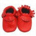 Baby Newborn Tassels Leather Shoes Soft Anti-slip Prewalker Baby Newborn Tassels Leather Shoes Soft Anti-slip Prewalker