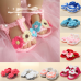 Baby Toddler Handmade Sandals Crochet Knit Flower Shoes Baby Toddler Handmade Sandals Crochet Knit Flower Shoes